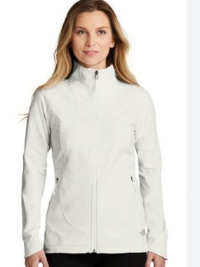 Avia White Women's Unity Soft-Shell Jacket Perfect for Spring